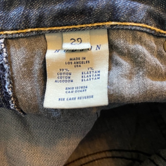 Hudson Style# W419DKS Crop Jeans Size 29 - Picture 10 of 12